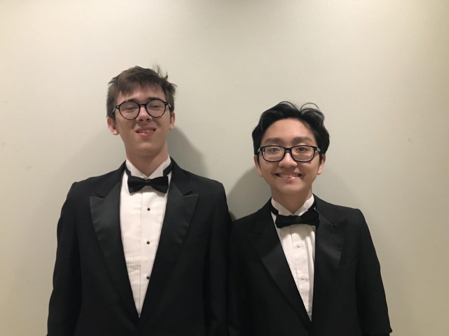 Juniors Jackson Burnette (Left) and Victor Nguyen (Right)