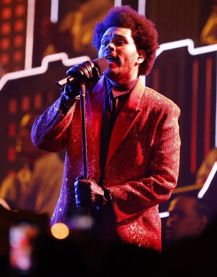 The Weeknd's red Super Bowl Givenchy jacket by was his most