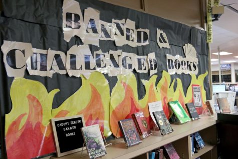 According to CBS News, over 1,600 books have been banned in U.S. schools so far in 2022. Media Center Specialist Jillian Thomas is taking a stand against censorship with a banned books display and contest for National Banned Books Week.