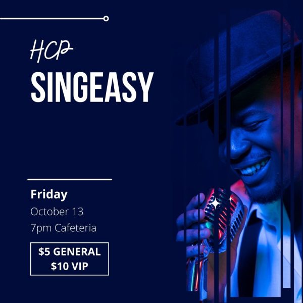 Student talent will be showcased at the second annual Singeasy event on Friday, Oct. 13. Tickets can be purchased at the door for $5, or VIP tickets can be purchased ahead of time for $10. VIP tickets come with drinks and a dessert. Concessions will be available for purchase for general admission ticketholders. 