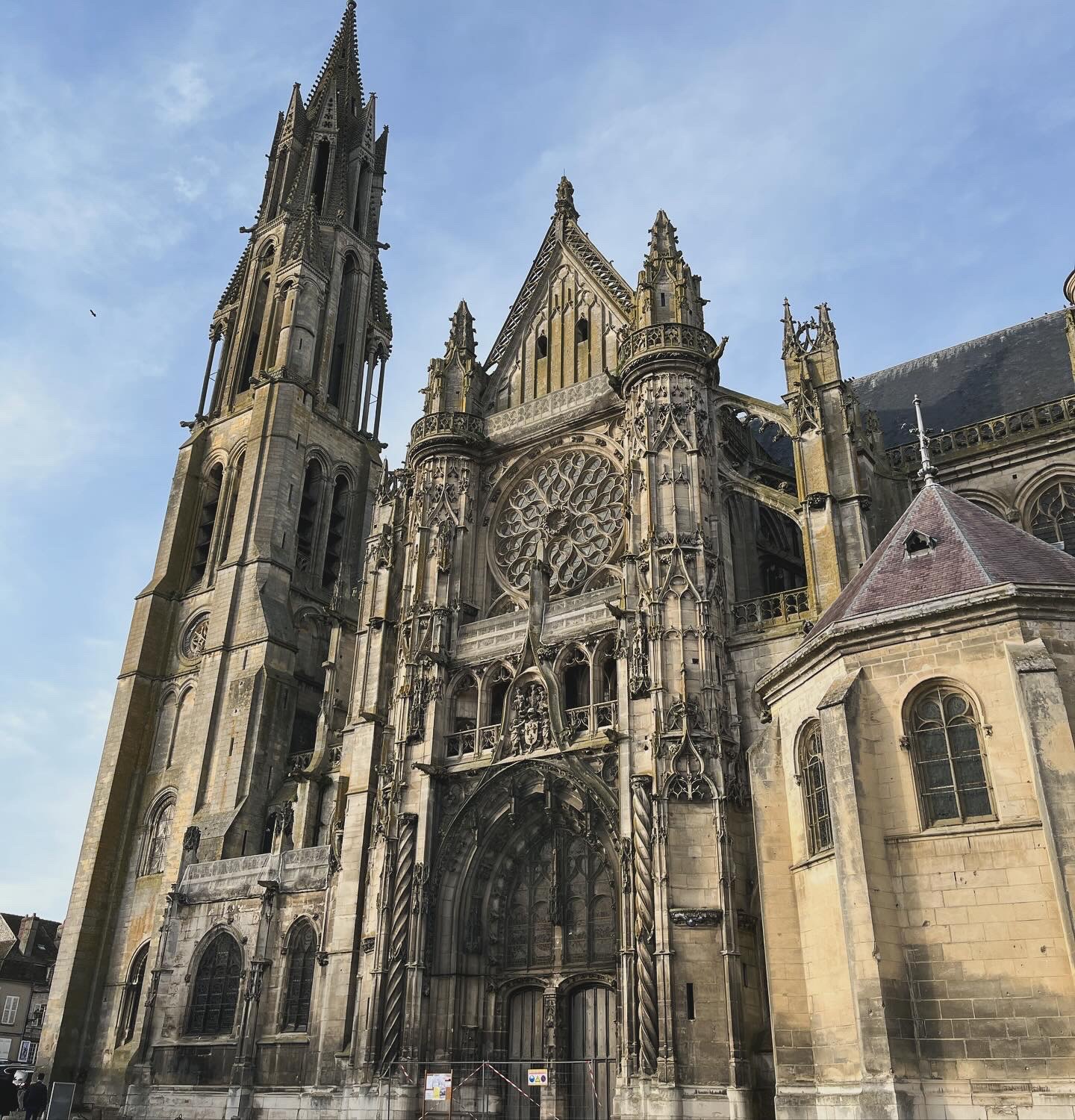 The Cathedral in Senlis is one of the smallest ones in France.