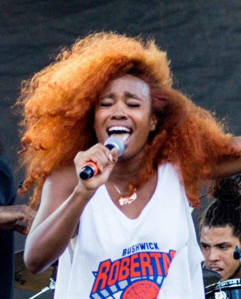 Ab-Soul and SZA performing at the AfroPunk festival in Brooklyn, New York in 2015.

Photo from: By Fuse Box Radio - https://www.flickr.com/photos/43334817@N08/20233522144, CC BY-SA 2.0, https://commons.wikimedia.org/w/index.php?curid=69635497