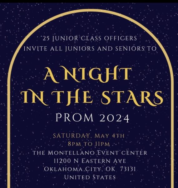 Students are preparing for a Night Under the Stars at the Montellano on May 4.