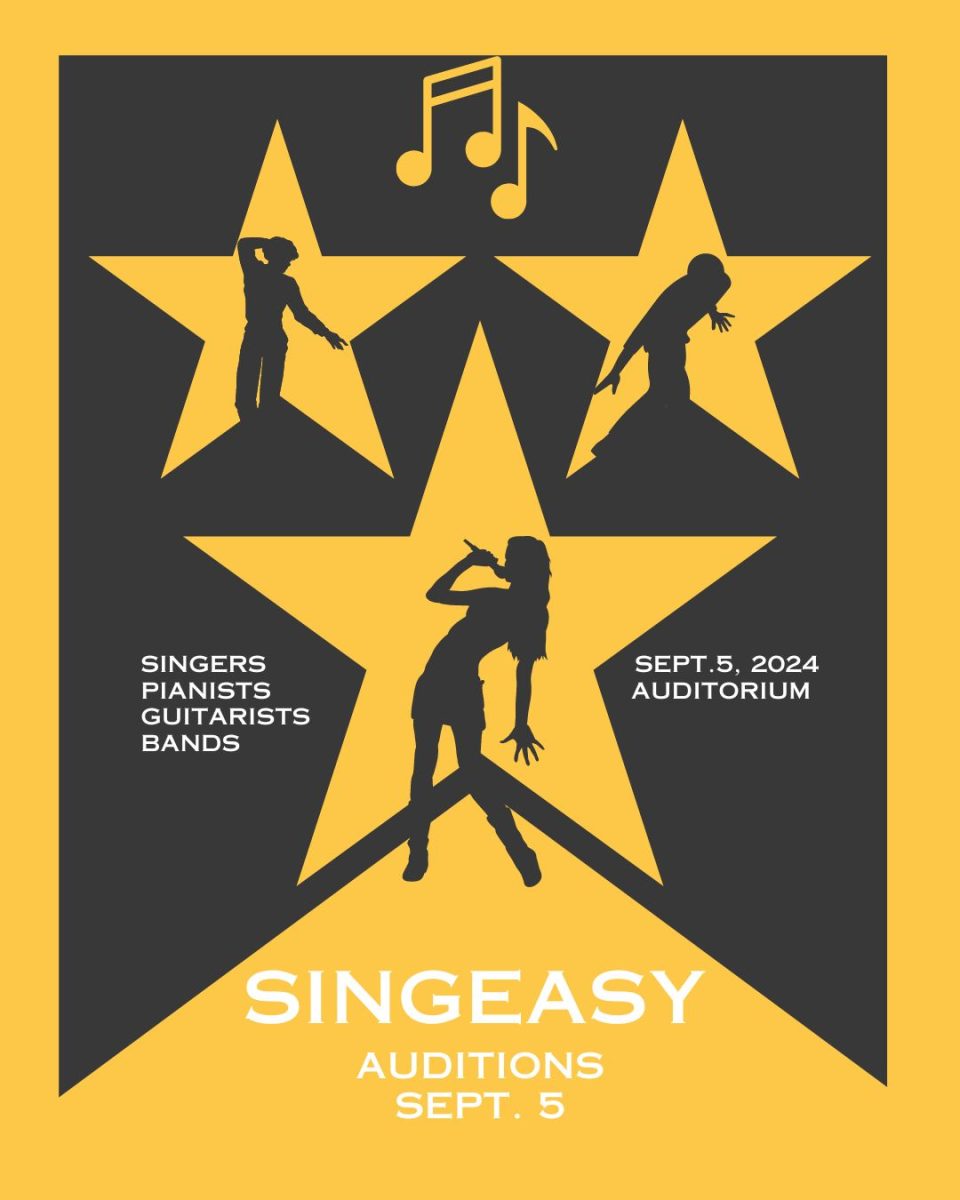 Singeasy auditions are on Thursday and Friday this week.