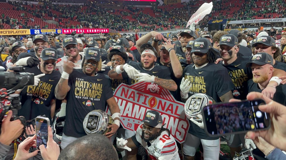 Ohio State took home the 2025 National Championship, defeating Notre Dame 32-23.

By Bobak Ha'Eri - Own work, CC BY 3.0, https://commons.wikimedia.org/w/index.php?curid=158478048