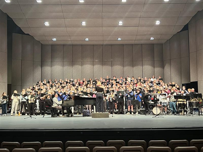 Junior Oliver Etherington attended a dress rehearsal at the Visual and Performing Arts Center in downtown Tulsa.