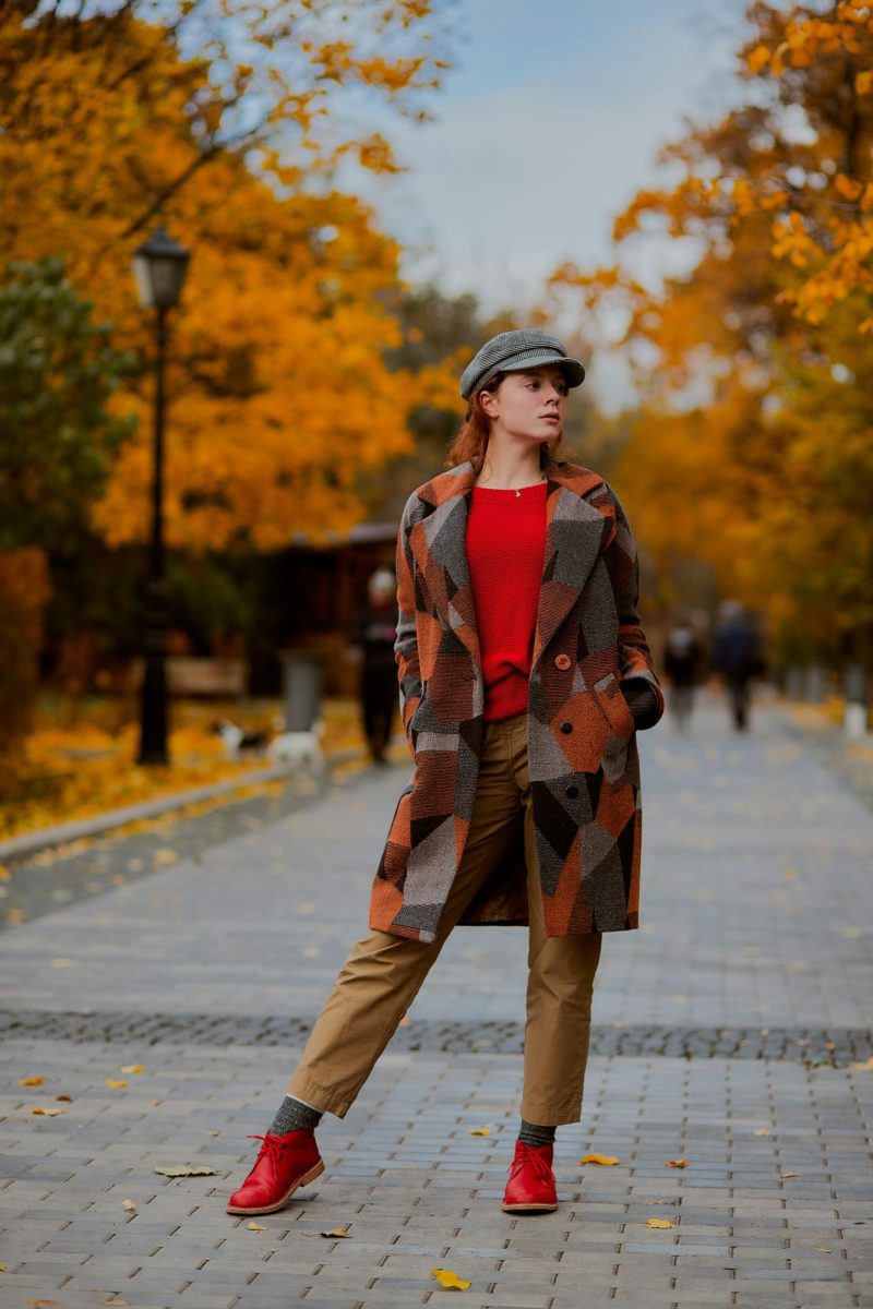Add a splash of red or Western-wear inspired earth tones to your fall 'fit for 2025. Photo via Unsplash